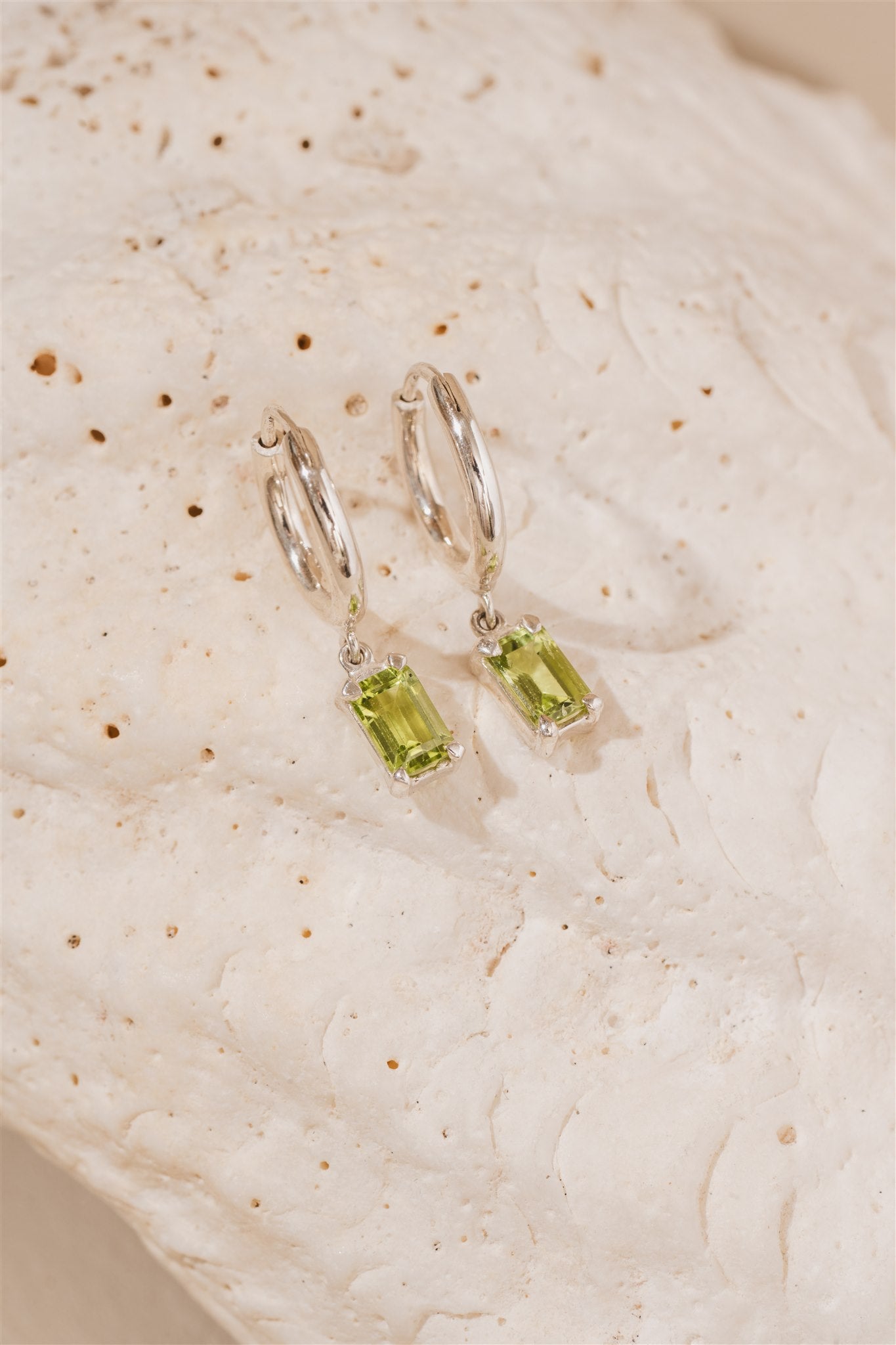 Kae Peridot Hoops