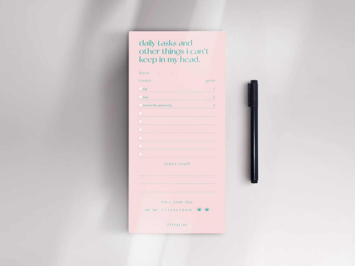 typealive - Notepad “slim”/Things
