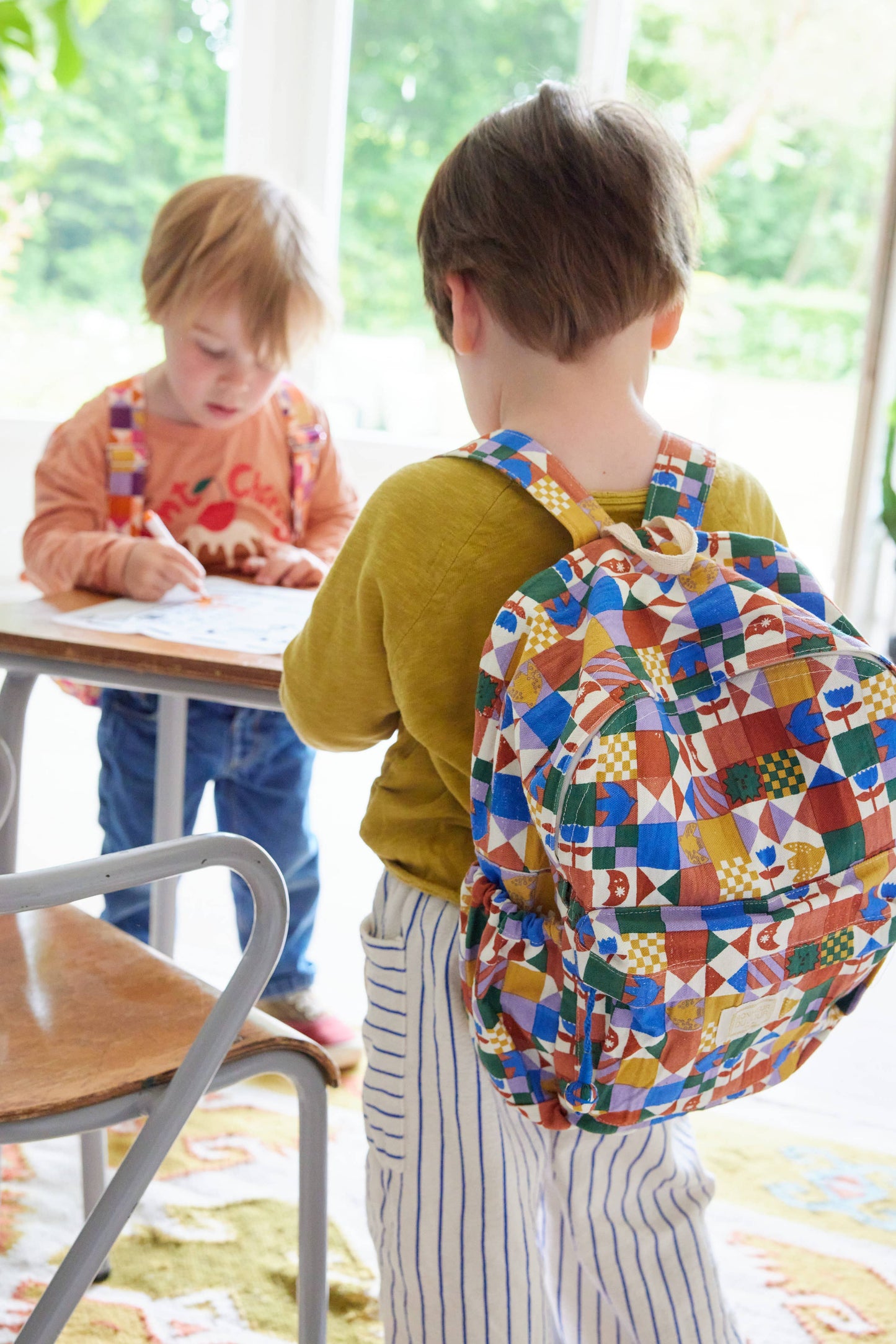 Bonheur du Jour - Biscotto Backpack - Patchy Blue