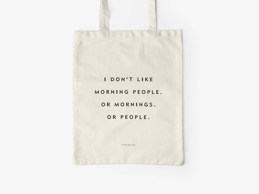 typealive - Cotton bag/Morning People