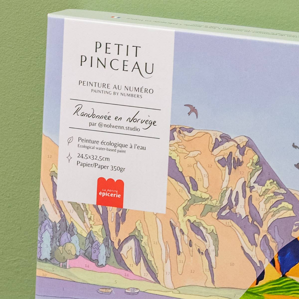 La Petite Épicerie - Paint by Numbers Kit - Hiking in Norway Nolwenn Studio