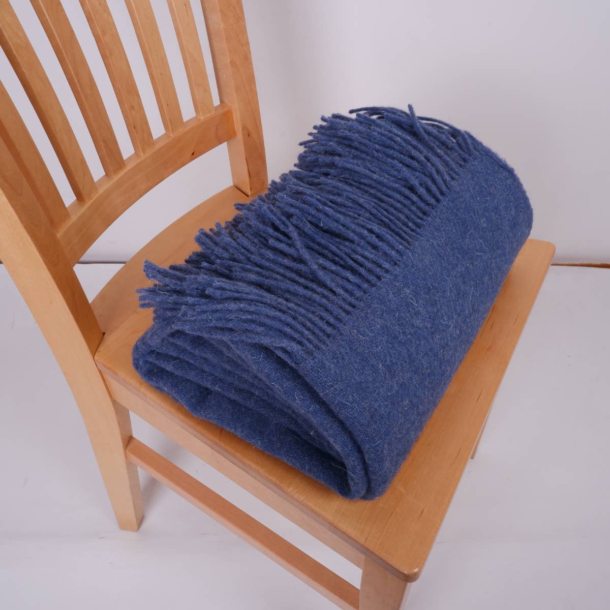 NorraVilla - Wool Blanket - Solid Color Green