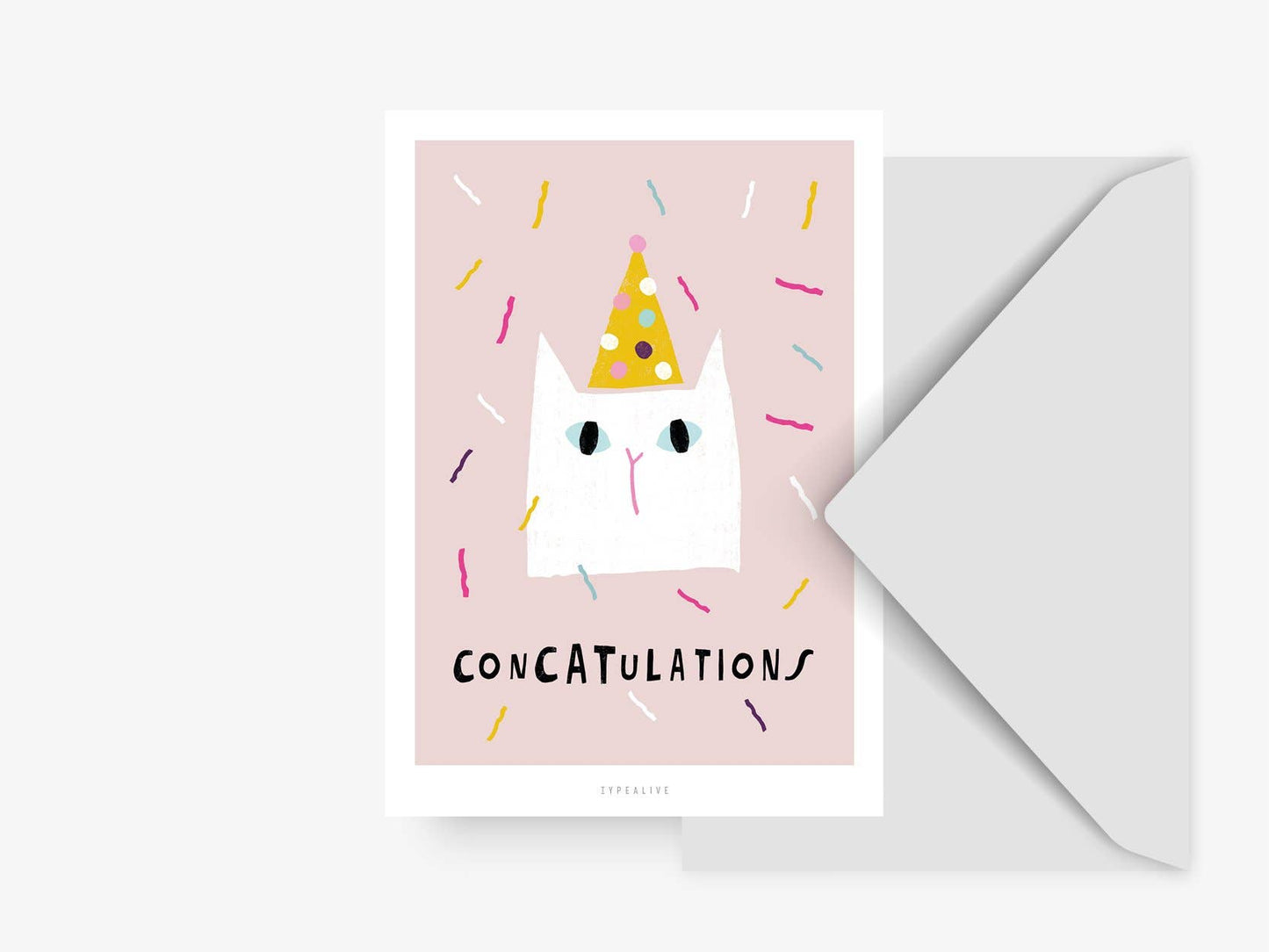 typealive - Postcard/concatulations