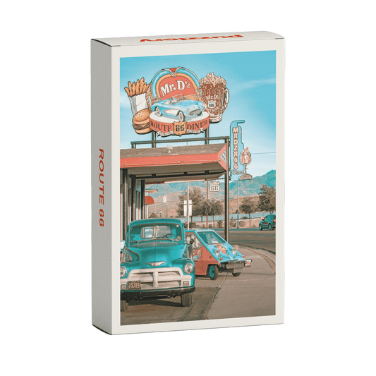 Piecely Puzzles - Mini-Puzzle Route 66, 99 Pieces - Puzzlery