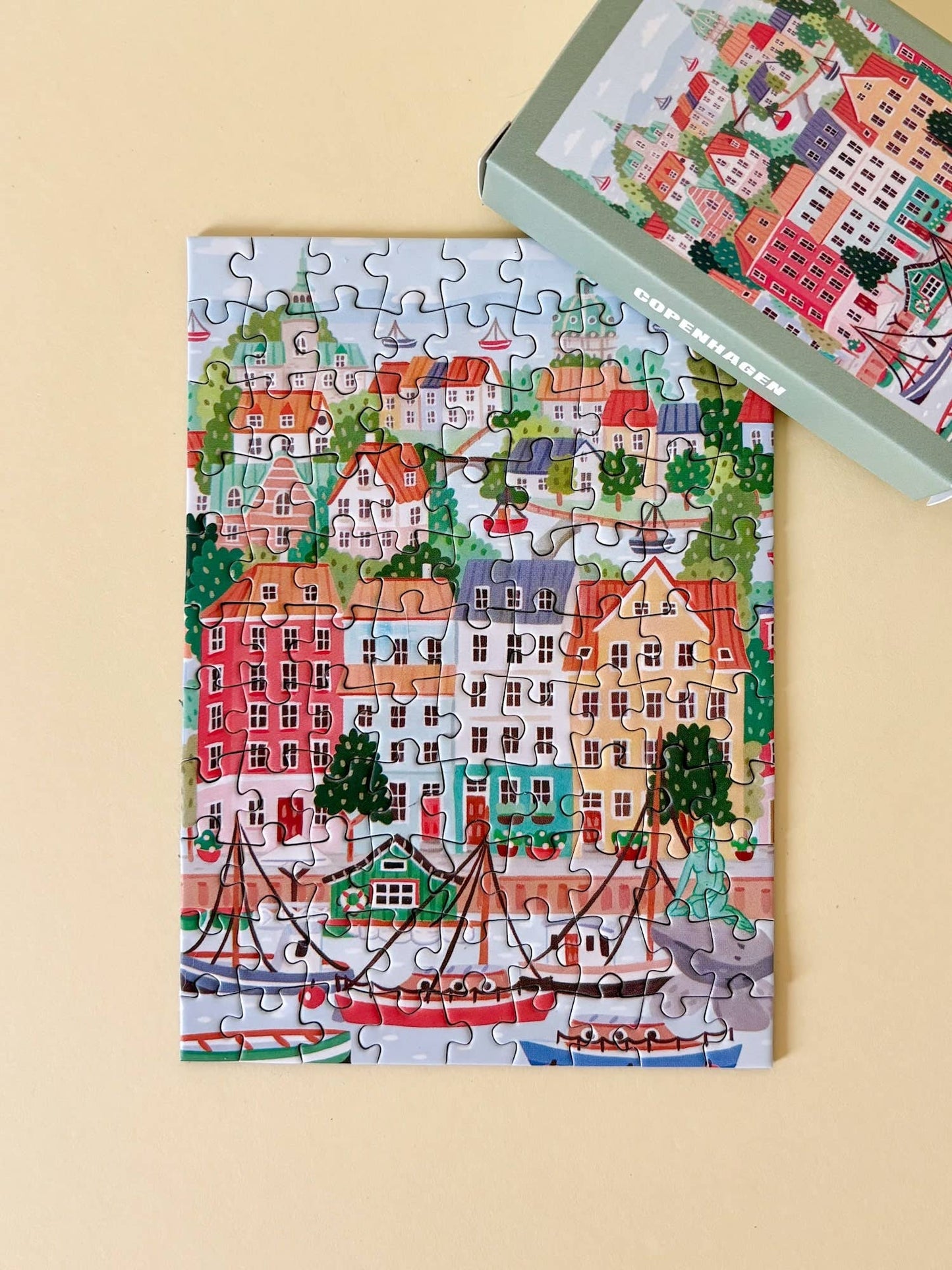 Piecely Puzzles - Mini Puzzle Copenhagen, 99 pieces
