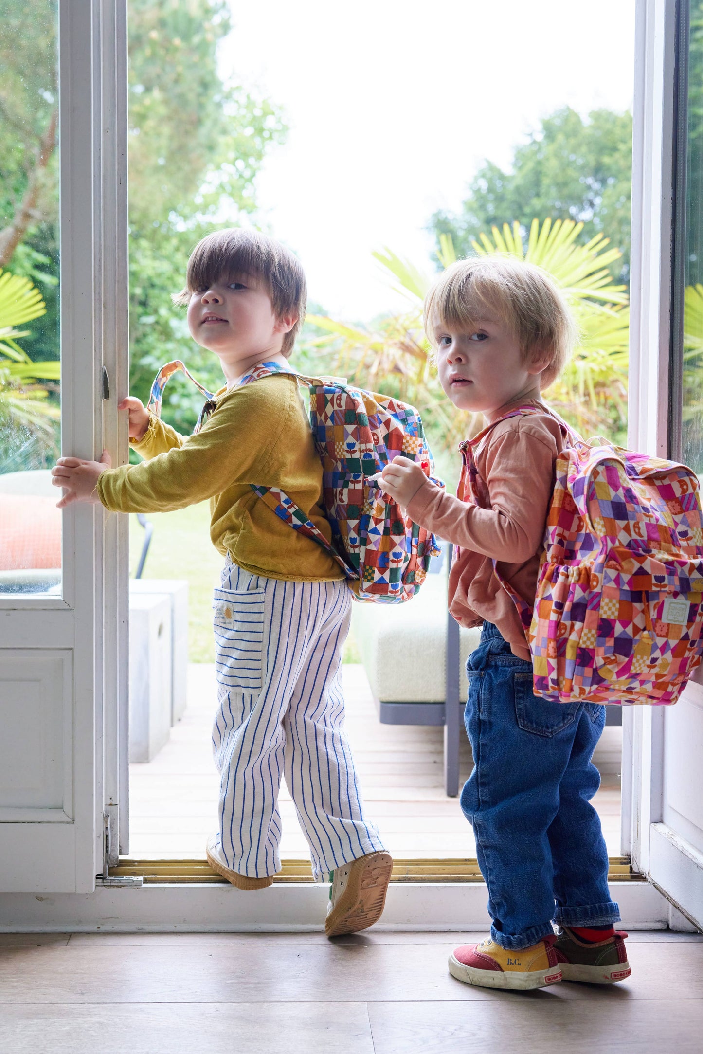 Bonheur du Jour - Biscotto Backpack - Patchy Blue