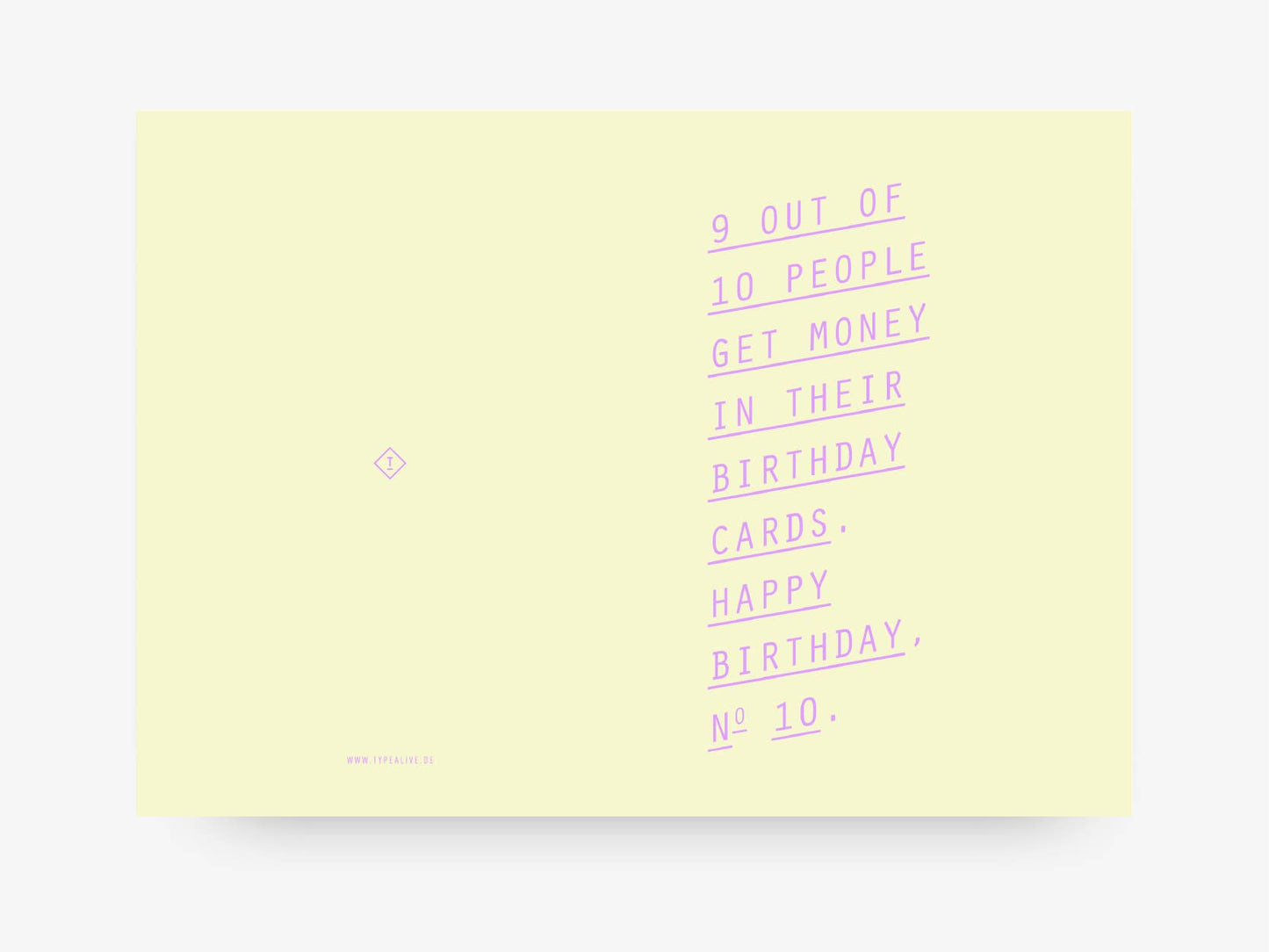 typealive - Greeting card/9 out of 10