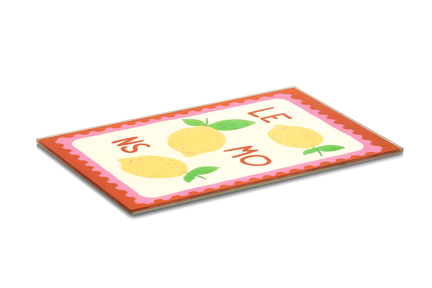 Zeller Present - Glass cutting board "Italian Lemons"