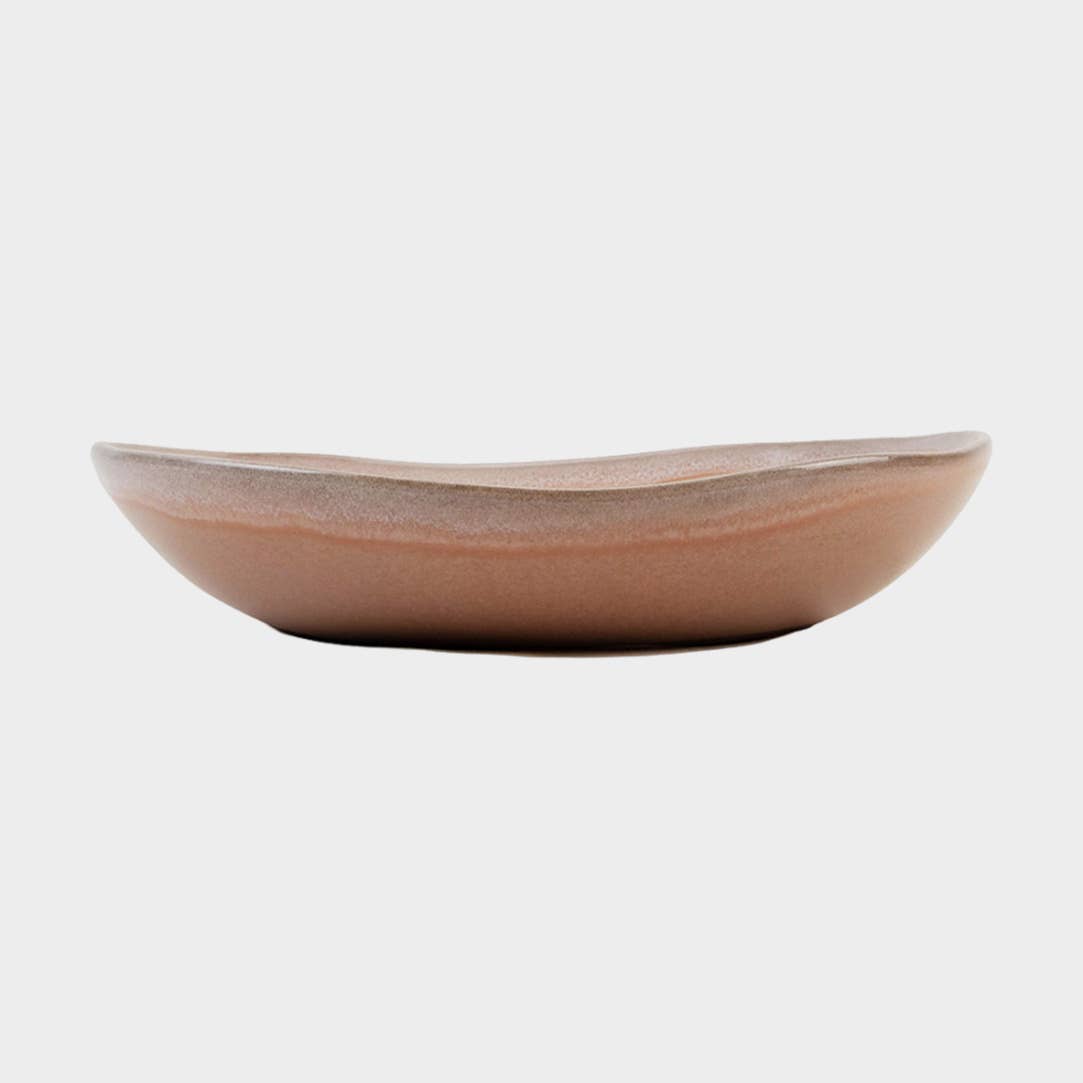 Maria Portugal Terracota - Pink Oval Salad Small Bowl Aveiro