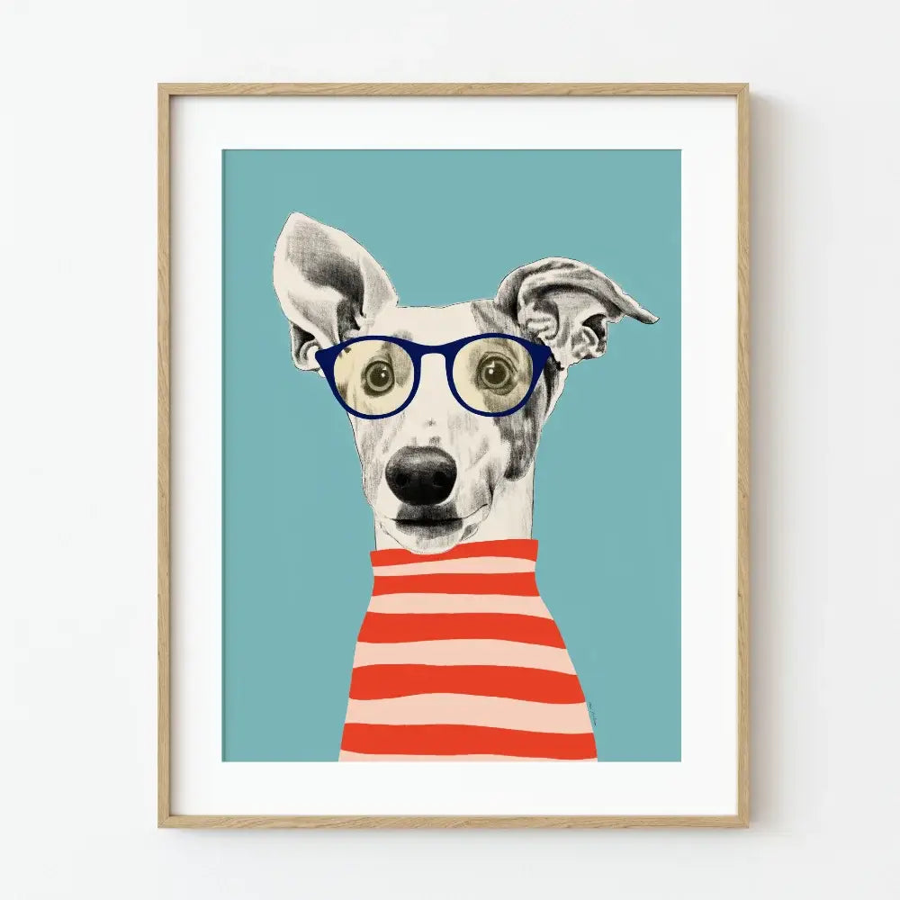 El buen limón - "Dog portrait II" art Print