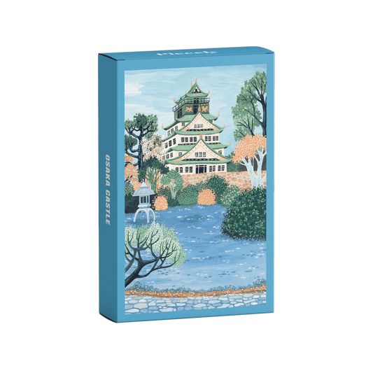 Piecely Puzzles - Osaka Castle mini puzzle, 99 pieces
