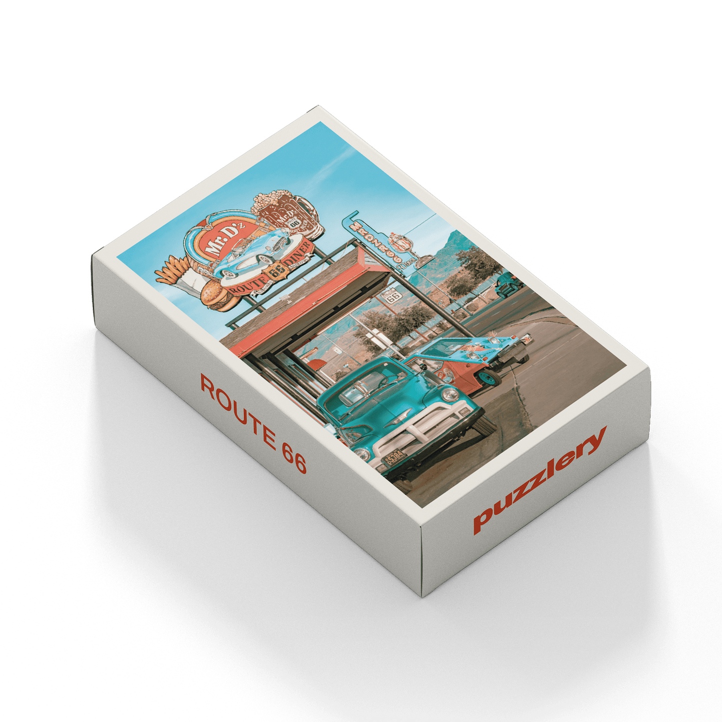 Piecely Puzzles - Mini-Puzzle Route 66, 99 Pieces - Puzzlery