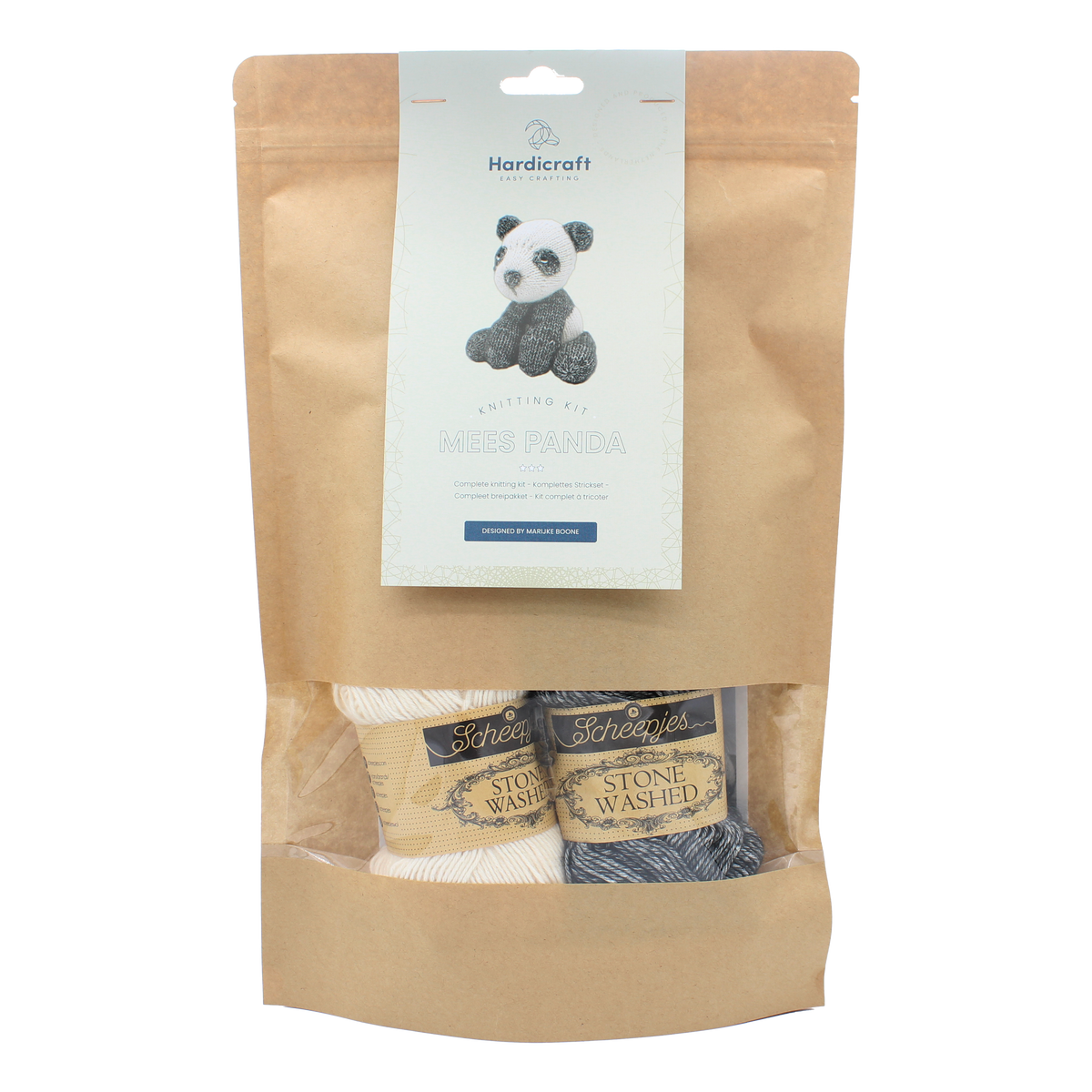 Hardicraft - DIY Knitting Kit - Mees Panda