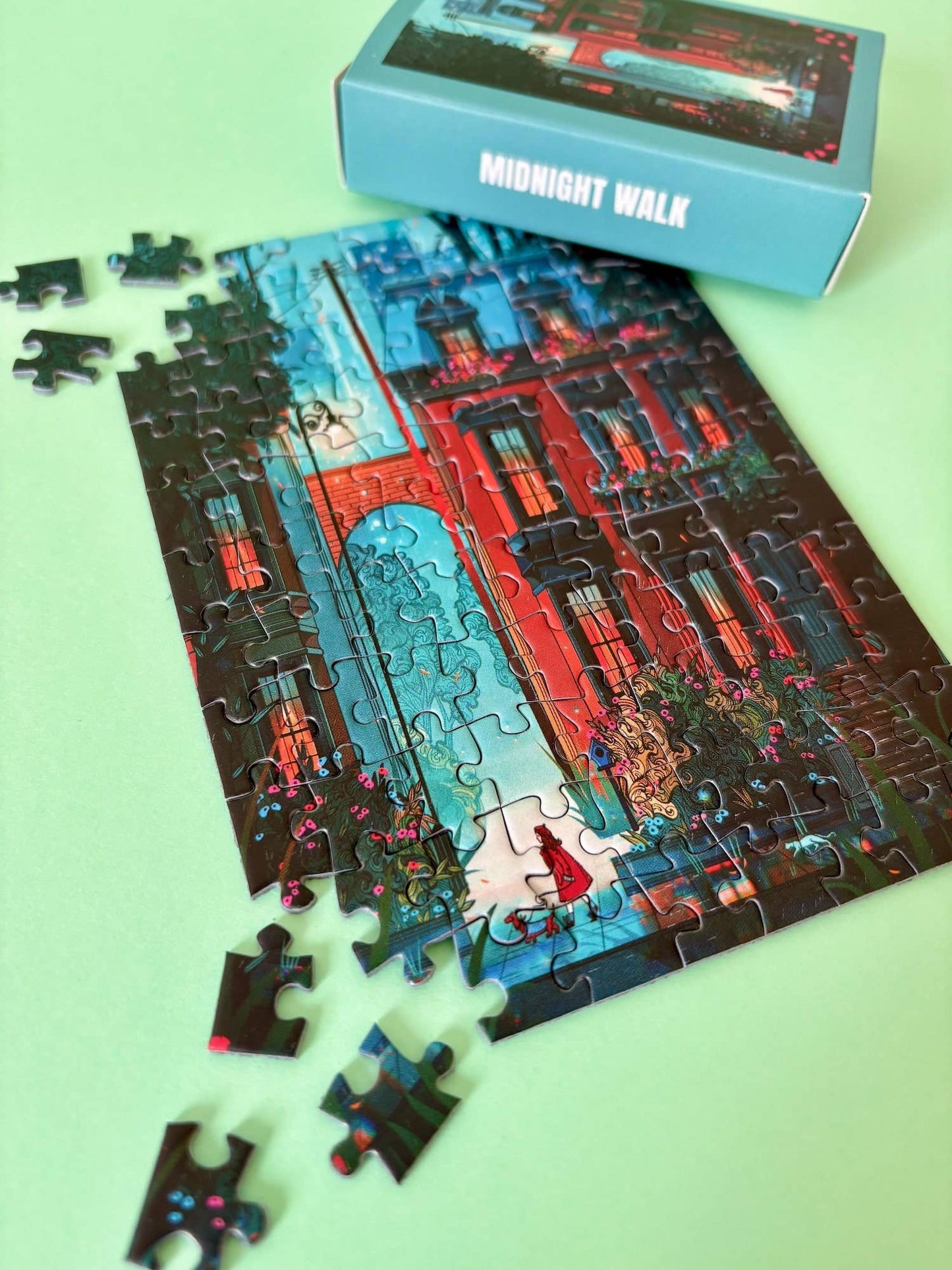 Piecely Puzzles - Mini-Puzzle Midnight Walk, 99 pieces