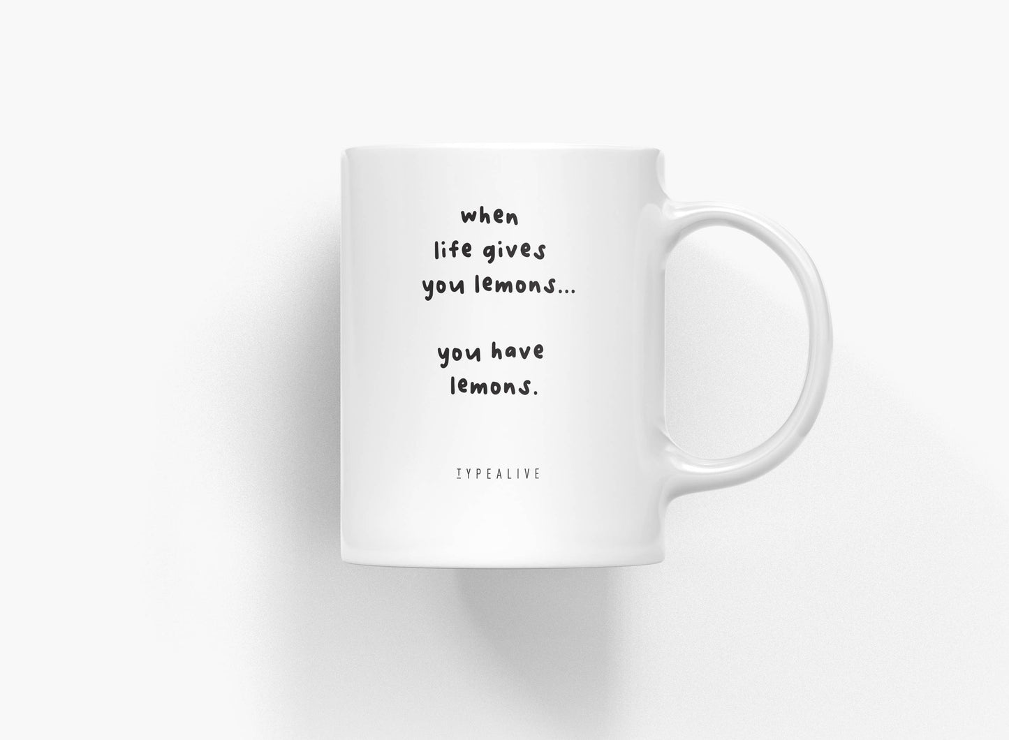typealive - Ceramic mug/Lemons