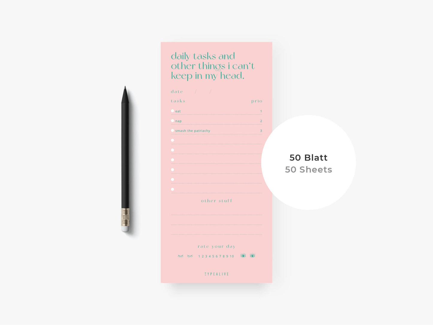 typealive - Notepad “slim”/Things