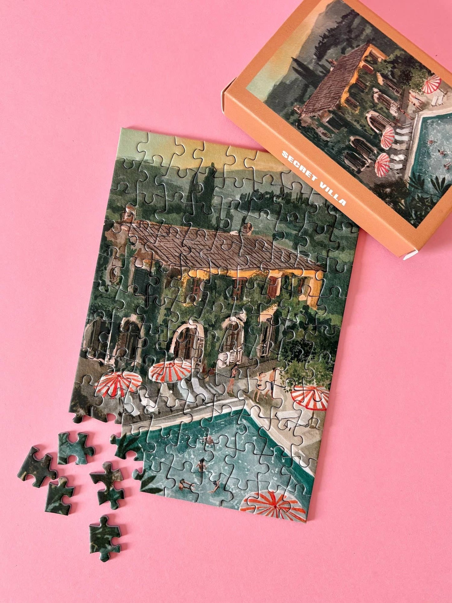 Piecely Puzzles - Mini-Puzzle Secret Villa, 99 pieces