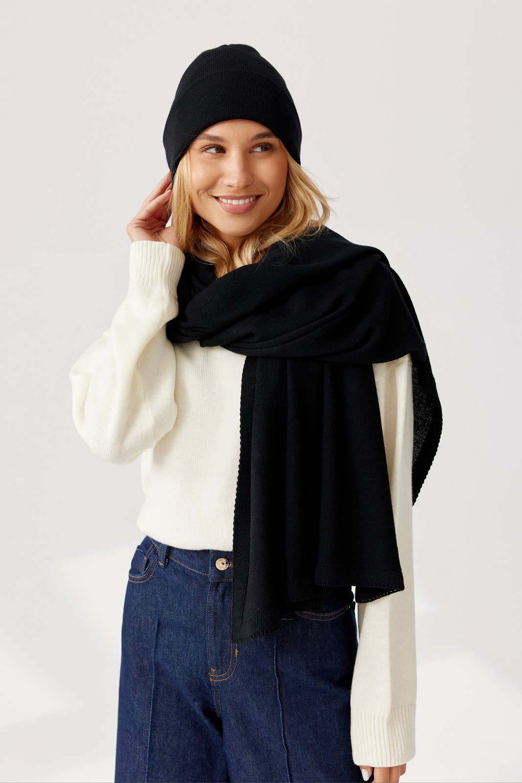 Ander - Scarf Penelope 100% merino wool 170x60cm- 4 colors!