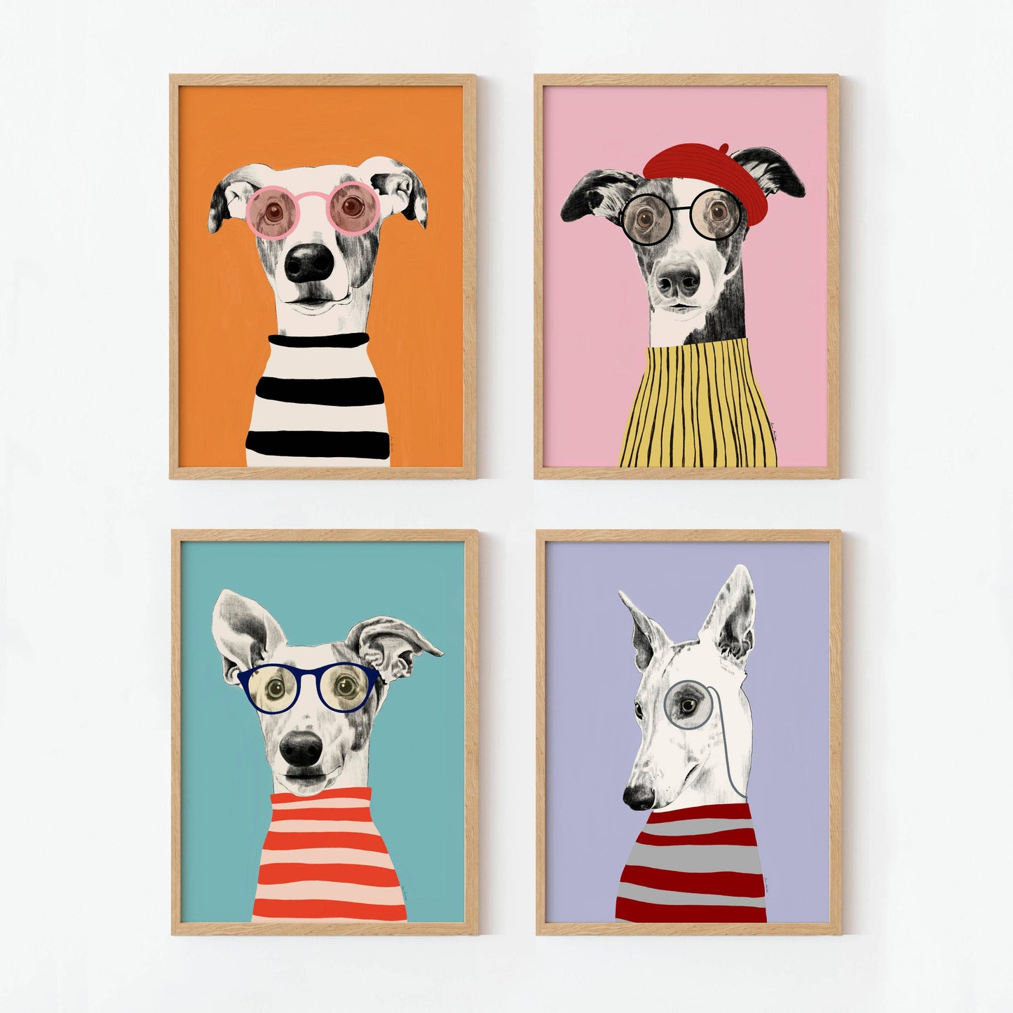 El buen limón - "Dog portrait IV" art Print