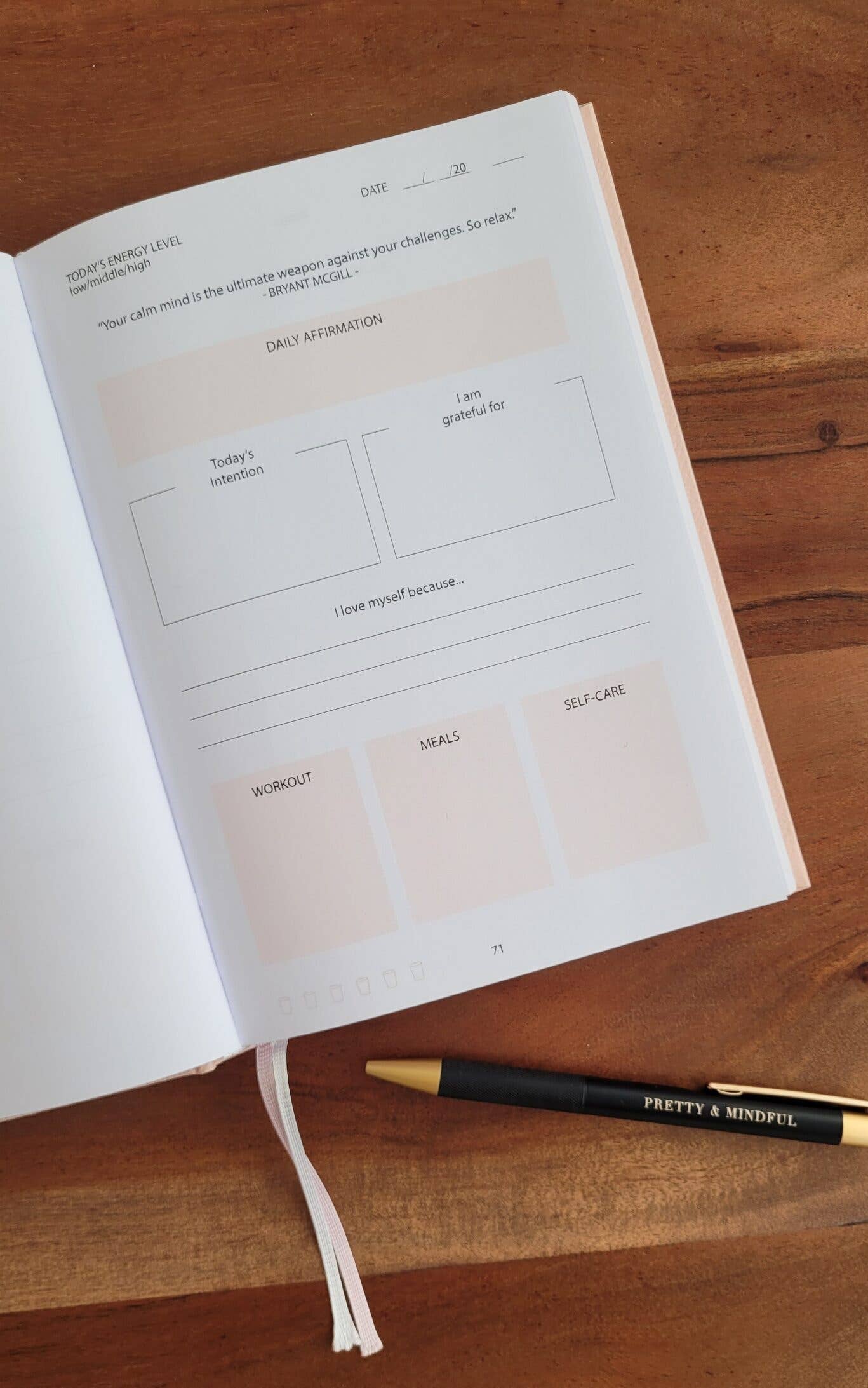 Pretty & Mindful - Self-Care | Wellness & Self-Care Journal