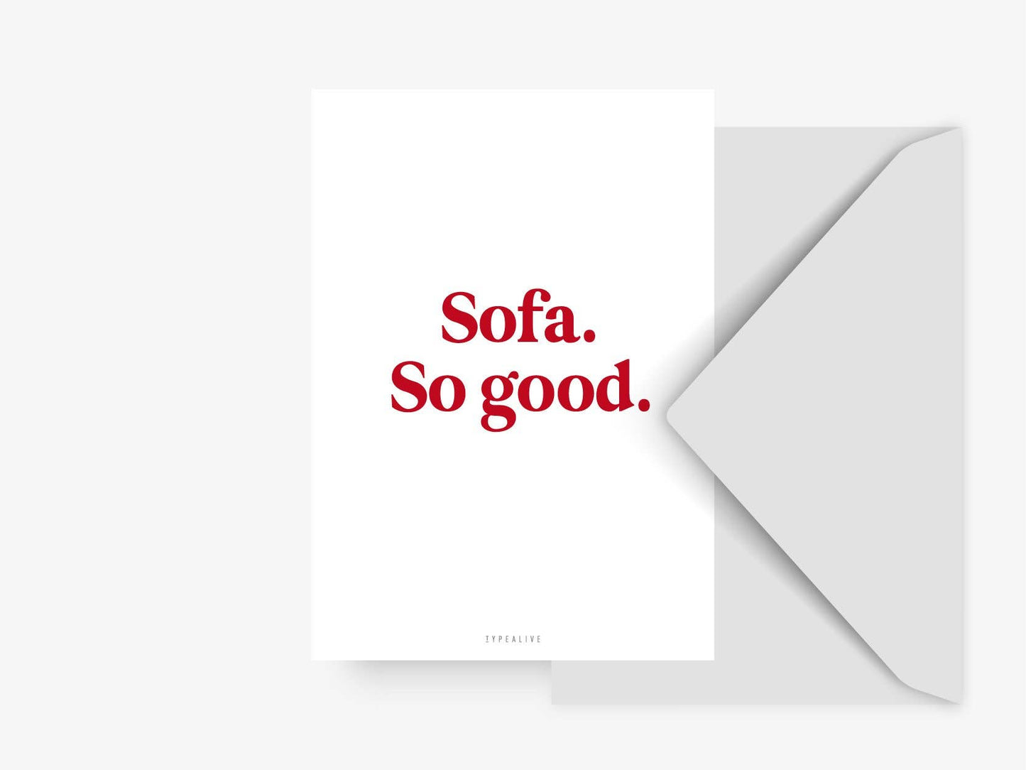 typealive - Postcard/Sofa So Good