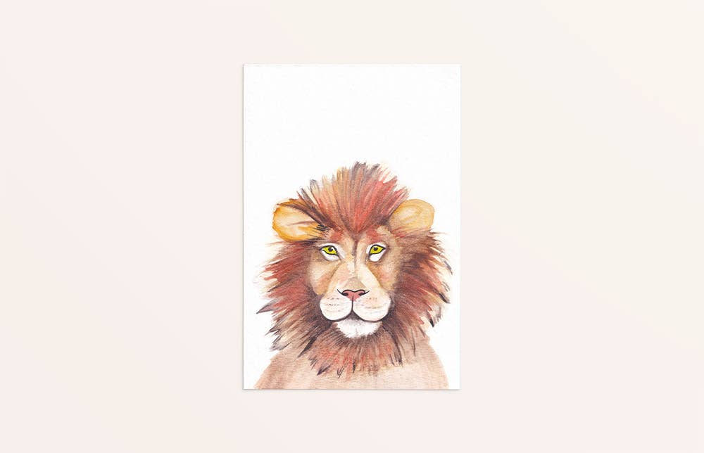 FRITSY - Greeting Card Lion