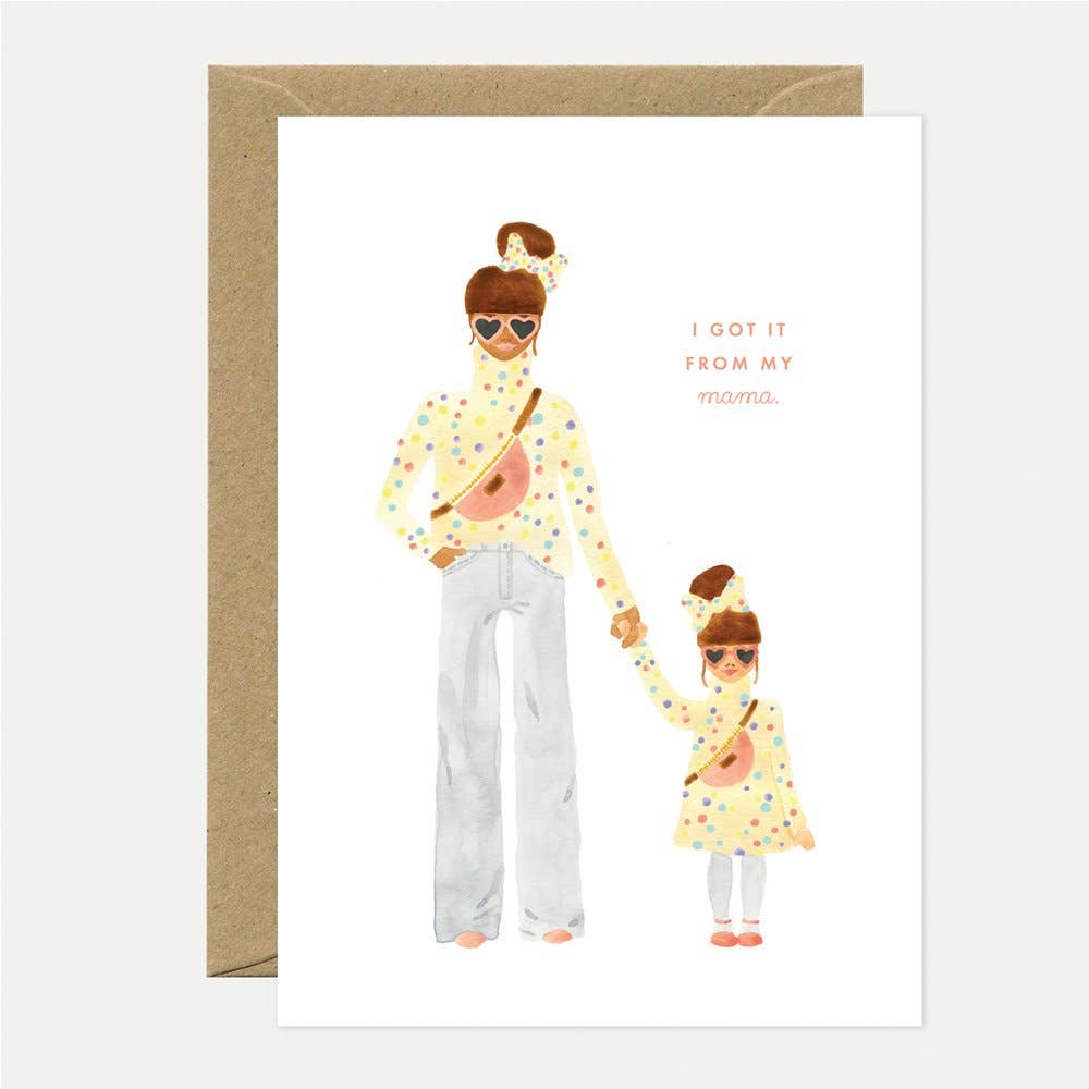 ALL THE WAYS TO SAY - Europe - Mama daughter - Mother's day Greeting card