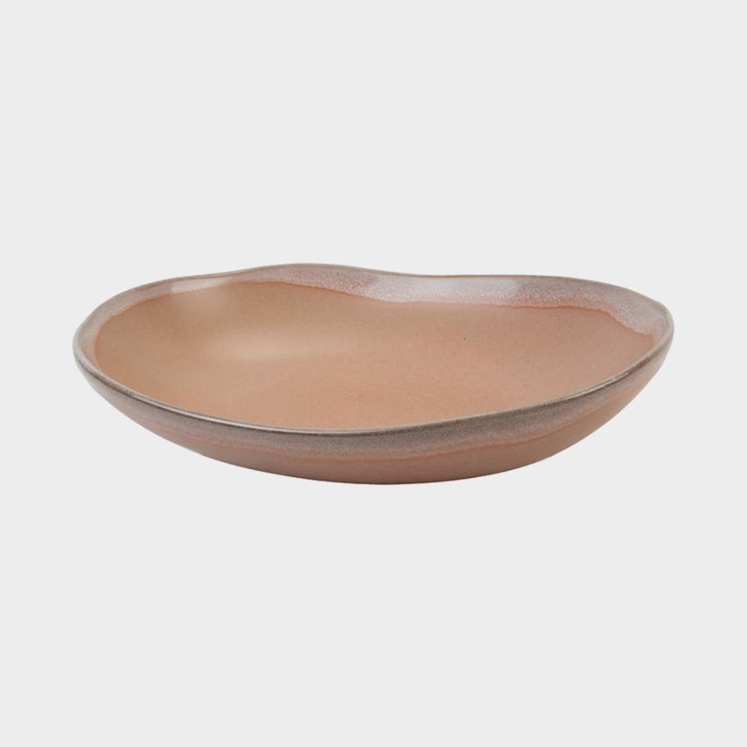 Maria Portugal Terracota - Pink Oval Salad Small Bowl Aveiro