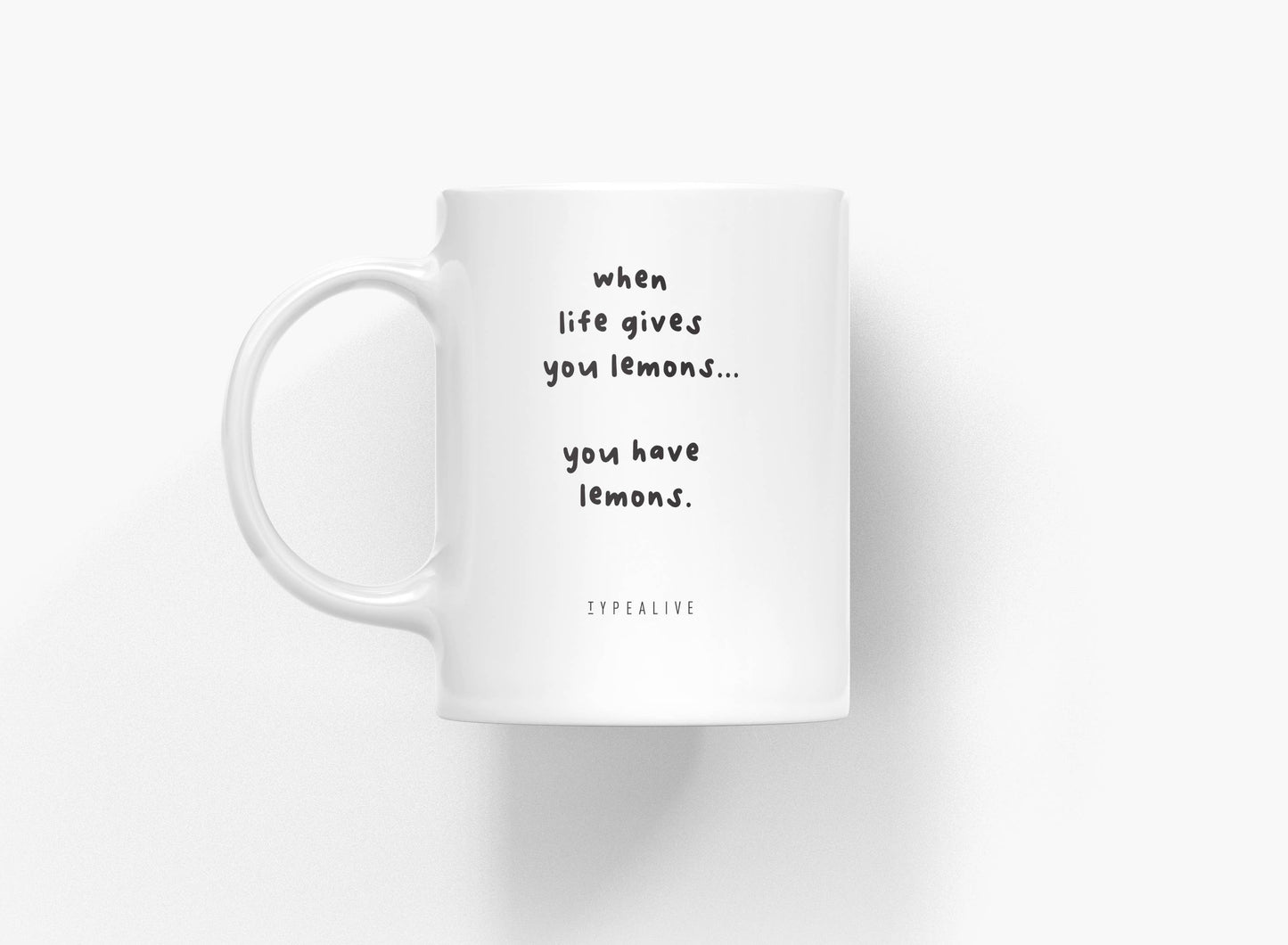 typealive - Ceramic mug/Lemons