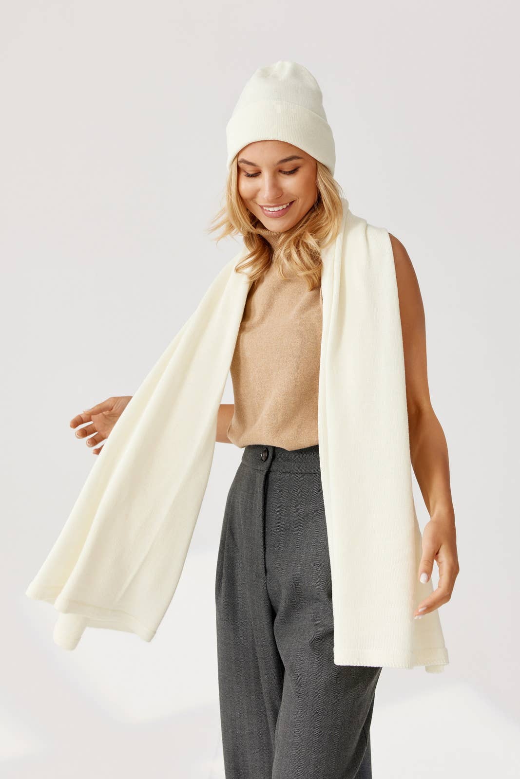 Ander - Scarf Penelope 100% merino wool 170x60cm- 4 colors!
