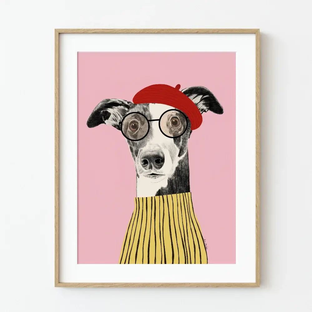 El buen limón - "Dog portrait III" art Print