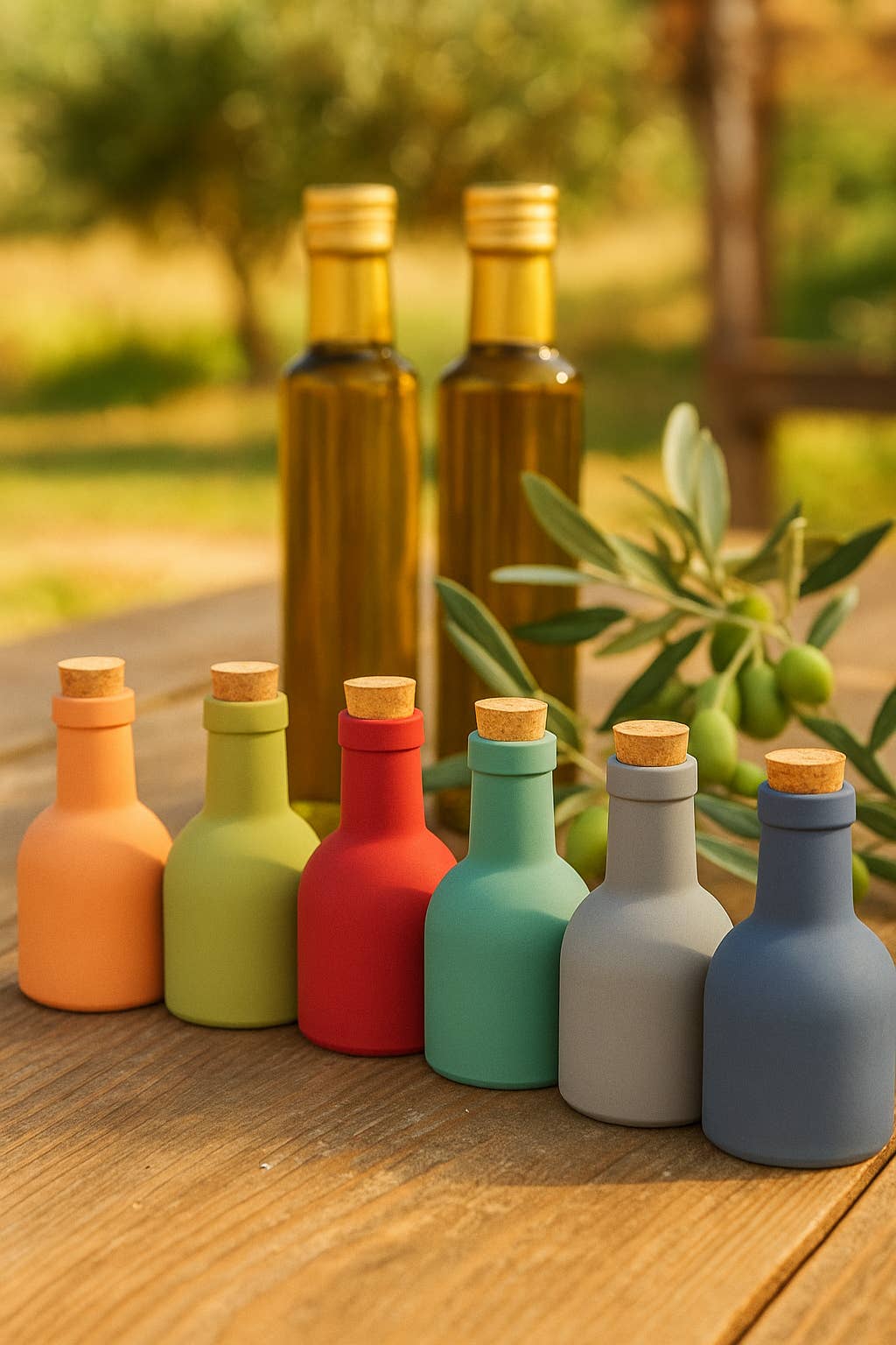 VdE Tivoli 1996 - UNIQUE COLORS OIL BOTTLE 400ML MATT W/CORK 6ASS
