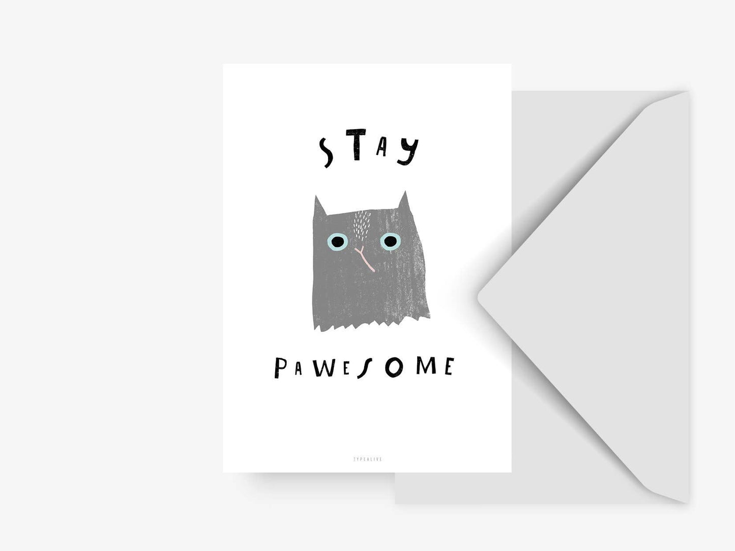 typealive - Postcard/Catisfaction No. 11 w/ Envelope