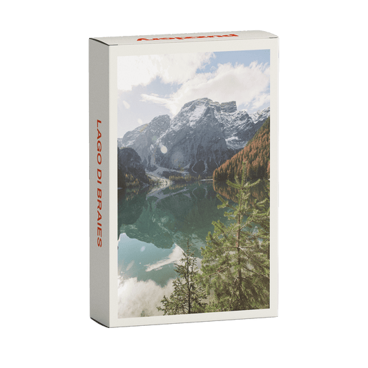 Piecely Puzzles - Mini-Puzzle Lago Di Braies, 99 Pieces - Puzzlery