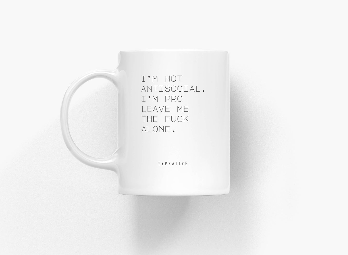 typealive - Ceramic mug/Antisocial