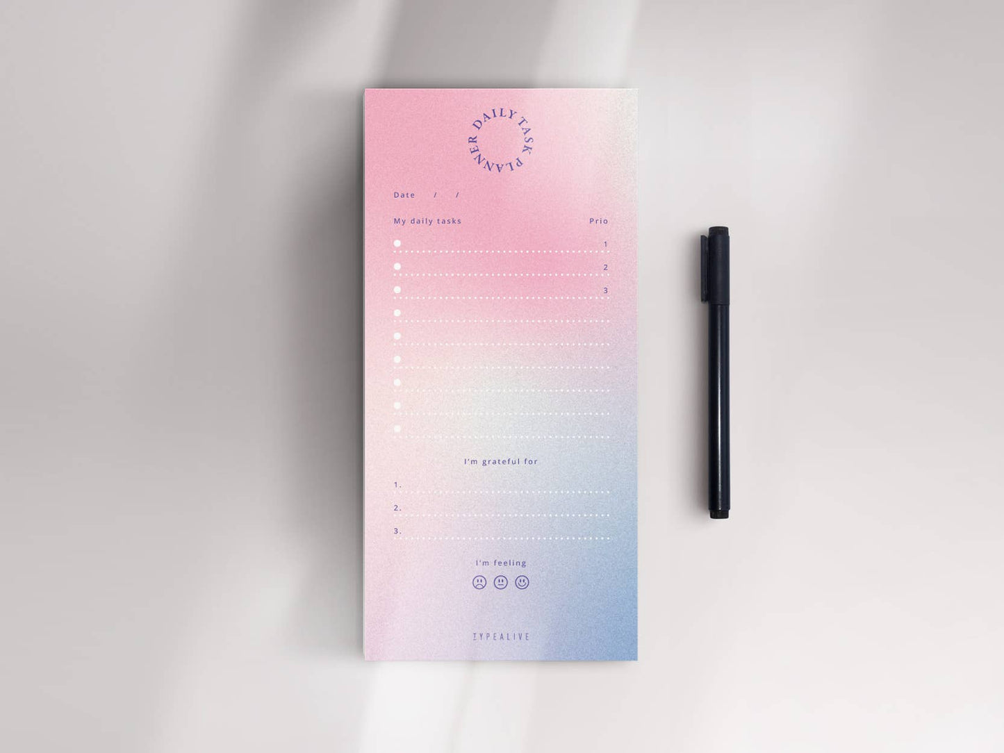 typealive - “slim” notepad/Daily Tasks