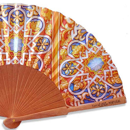Terra Lusa - Stained Glass Fan