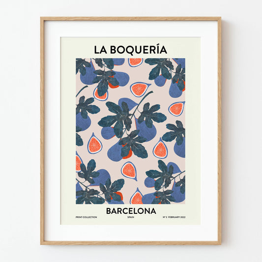 El buen limón - Fruit market Barcelona Art print