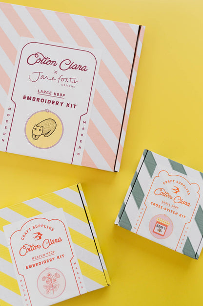 Cotton Clara Craft Kits & Supplies - Seagull Cross Stitch Kit