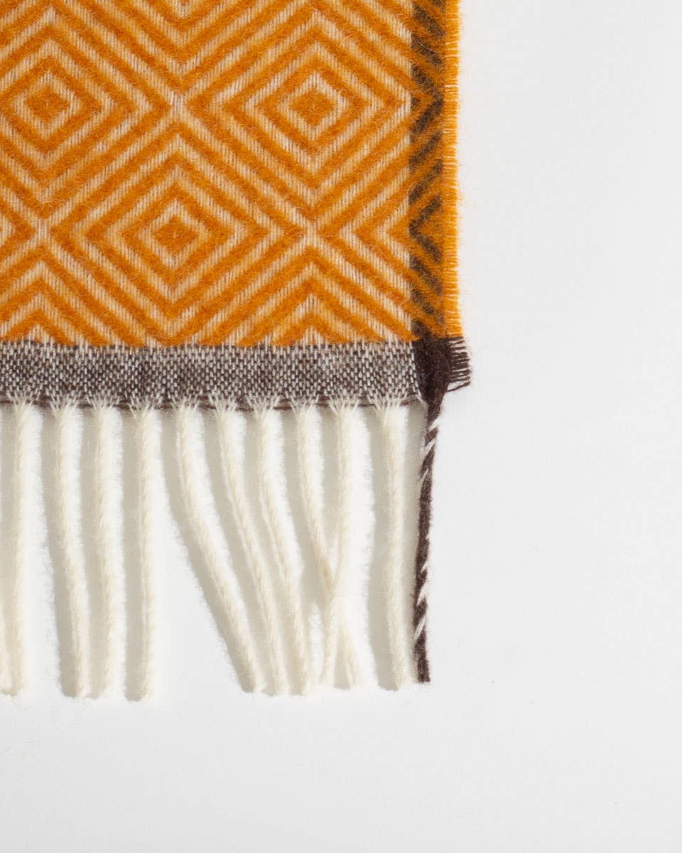 MoST - Wool Throw Blanket VENEZIA Yellow