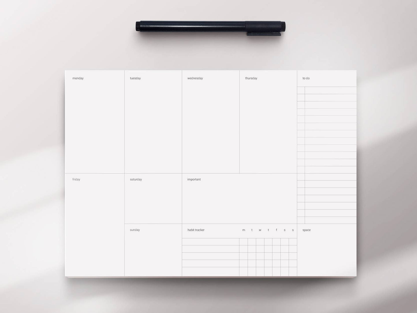 typealive - Weekly planner/Plain