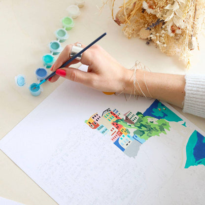 La Petite Épicerie - Paint by number kit - Cinque terre