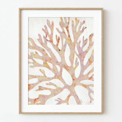 El buen limón -  "Coral silhouette" Art Print