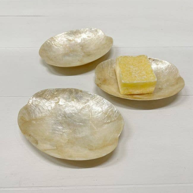 Schaaltje Schelp Capiz XS Goud