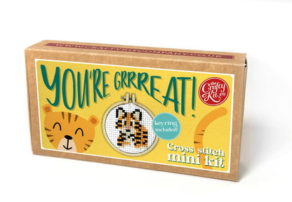 Mini Matchbox Kits - You're Grrreat! Mini Matchbox Cross Stitch Kit