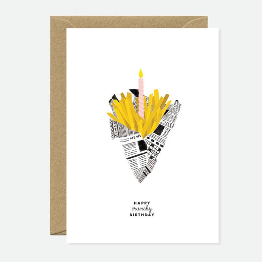 ALL THE WAYS TO SAY - Europe - Happy Crunchy Birthday - Greeting Card