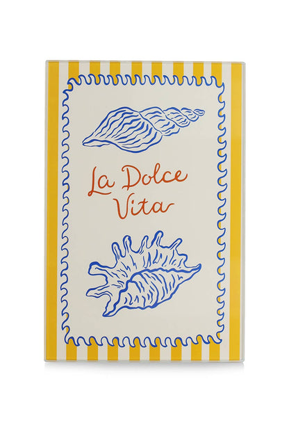 Zeller Present - Glass cutting board "La Dolce Vita"