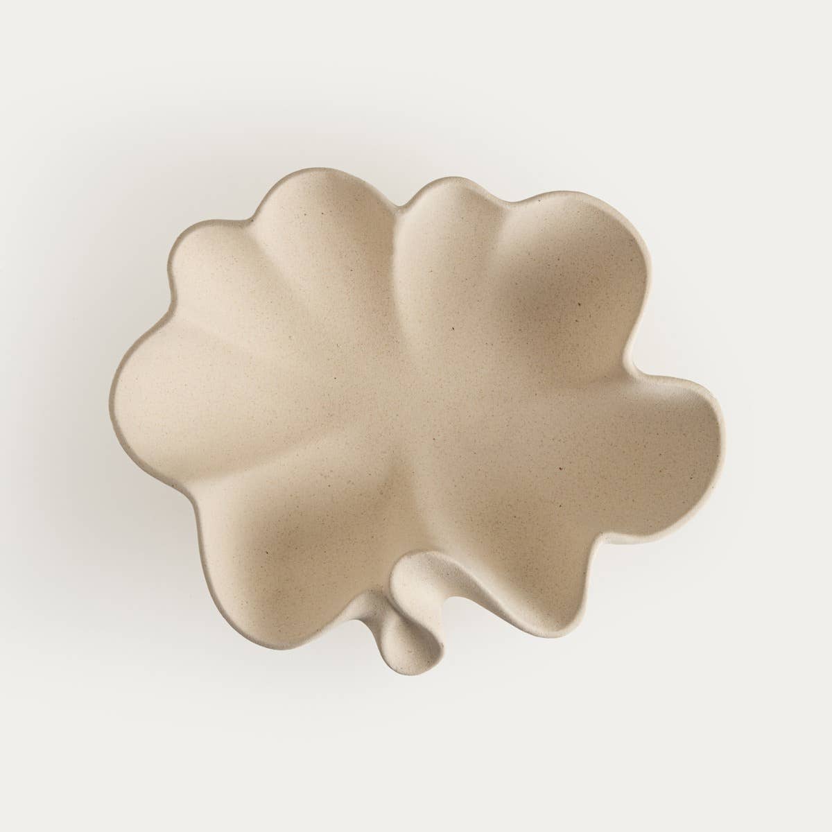 Decorative tray | EVANIA | irregular edge, beige