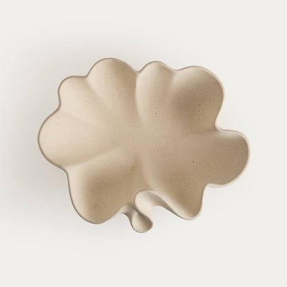 Decorative tray | EVANIA | irregular edge, beige