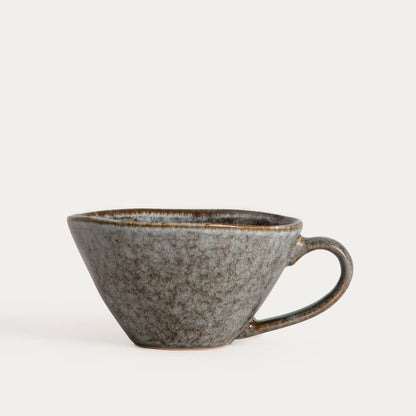 Mug | DAREL | short, grey | 0.25 l
